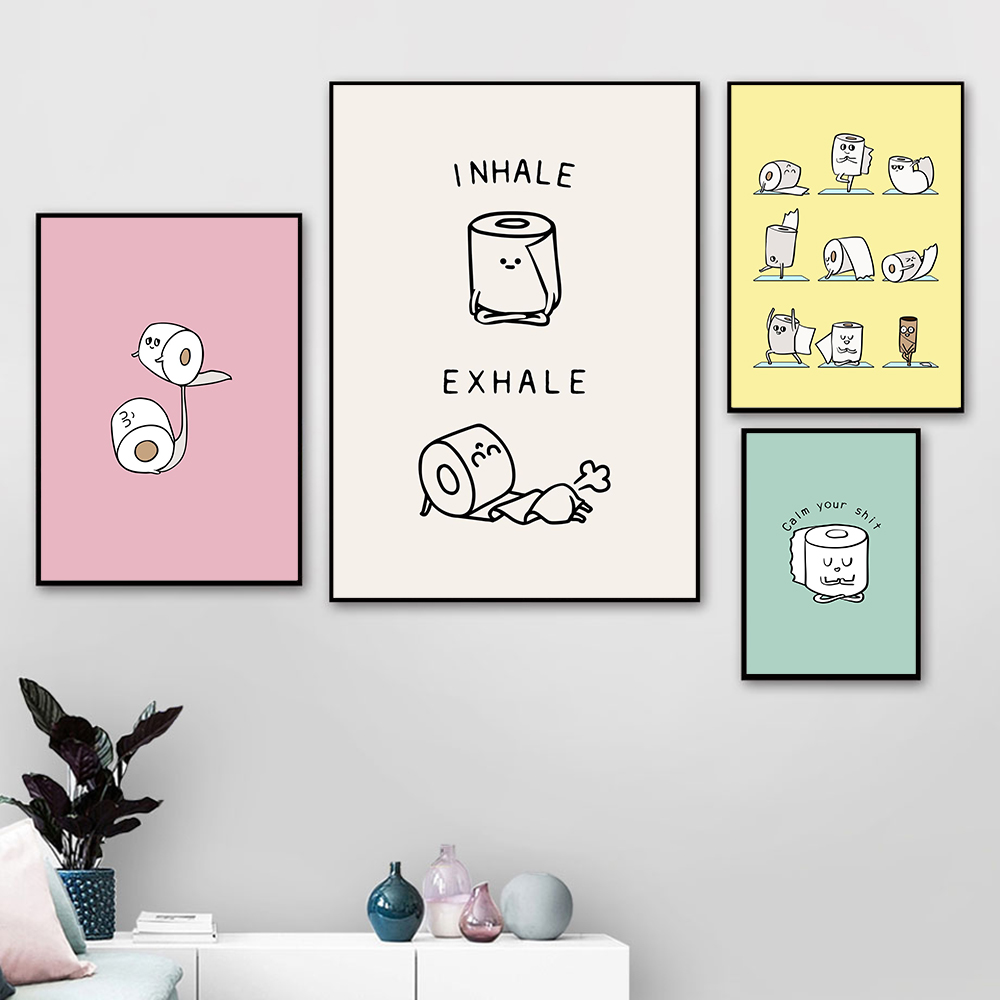 Kertas Toilet Yoga Kutipan Luc - Resin Art Quotes ulasan dan harga