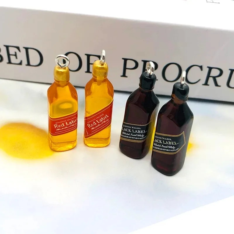 10 Buah Liontin Resin Botol Wi - Resin Art Earrings ulasan dan harga