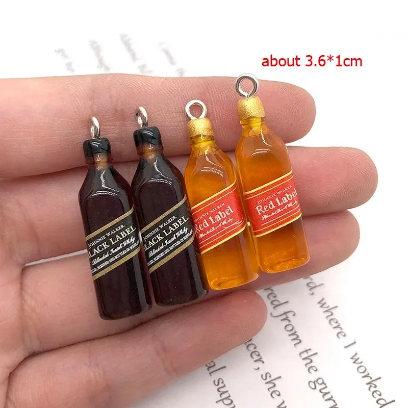 10 Buah Liontin Resin Botol Wi - Resin Art Earrings ulasan dan harga