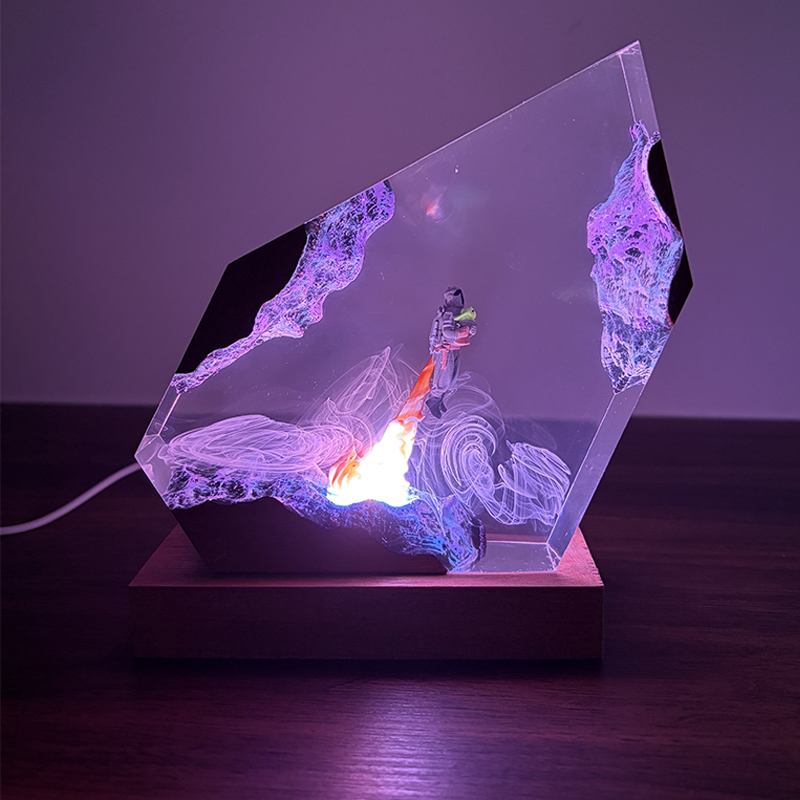 Lampu Meja Resin Figur Anime S - Resin Art Table ulasan dan harga