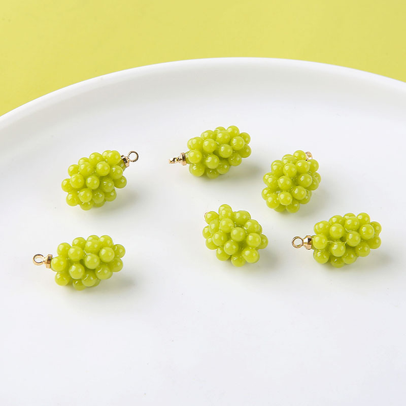 6 buah liontin resin berbentuk - Resin Art Earrings ulasan dan harga