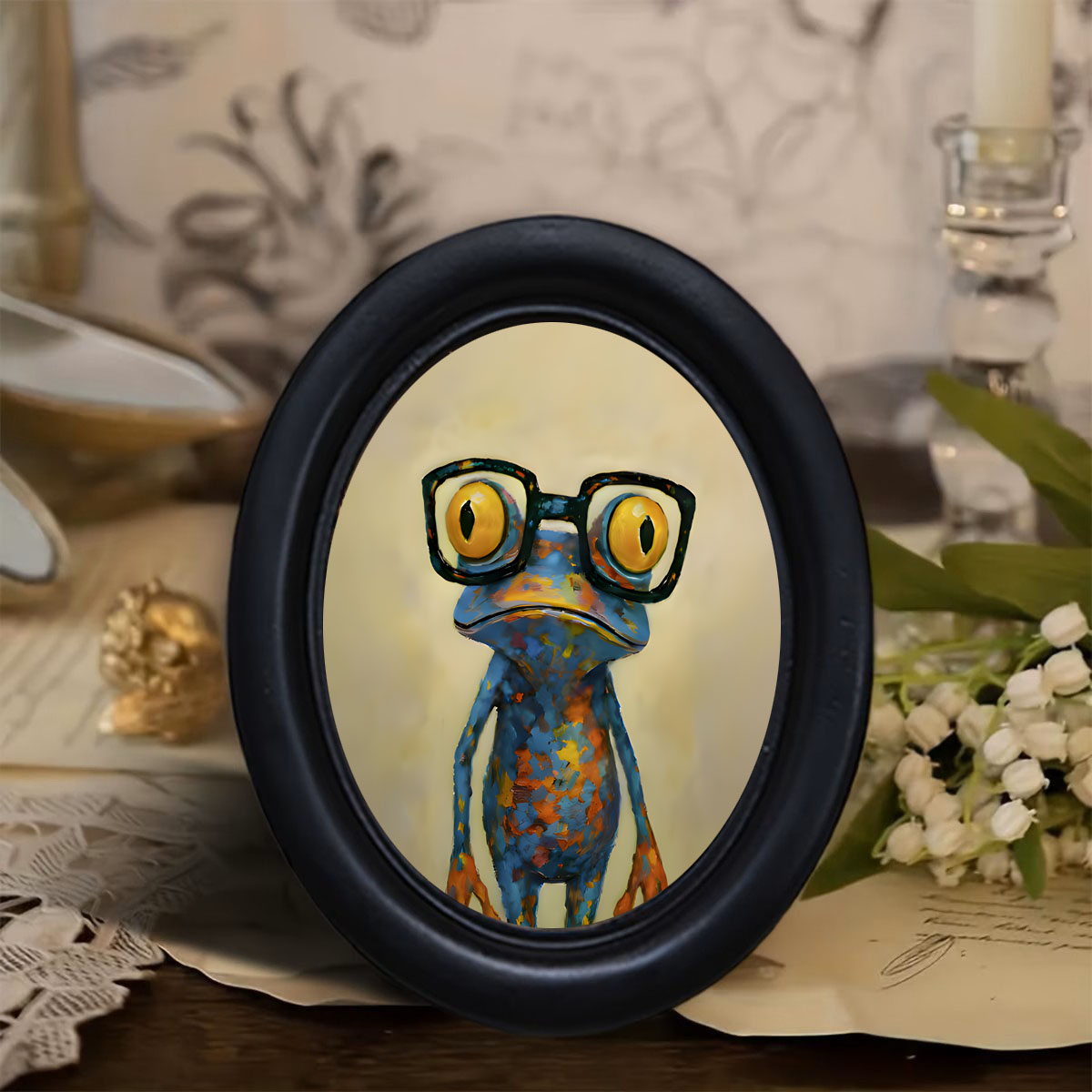 1 Buah Dekorasi Dinding Bermot - Resin Art Frame ulasan dan harga