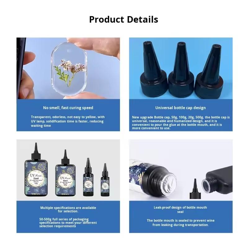 1/2 Buah Resin UV Keras Bening - Uv Resin Clear Hard ulasan dan harga