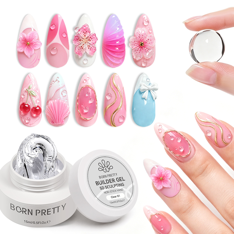 BORN PRETTY 15ml Gel Kuku Puti - Uv Resin Clear Hard ulasan dan harga