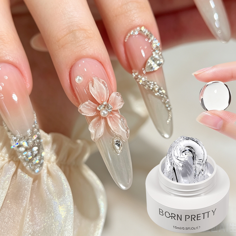 BORN PRETTY 15ml Gel Kuku Puti - Uv Resin Clear Hard ulasan dan harga