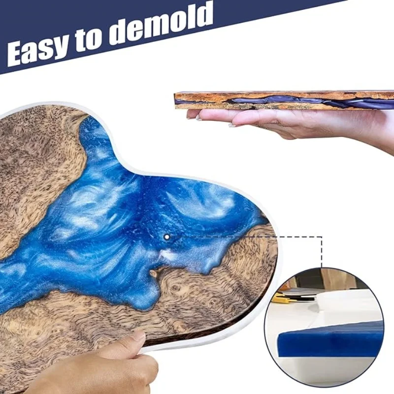 Cetakan meja Resin besar 24 in - Resin Art Table ulasan dan harga