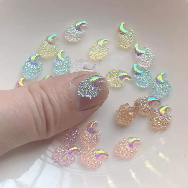 50 Buah/Lot 8*12Mm Aksesori Pe - Resin Art Earrings Design ulasan dan harga