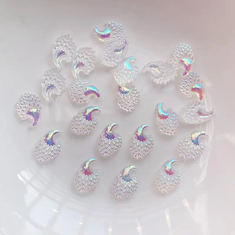 50 Buah/Lot 8*12Mm Aksesori Pe - Resin Art Earrings Design ulasan dan harga