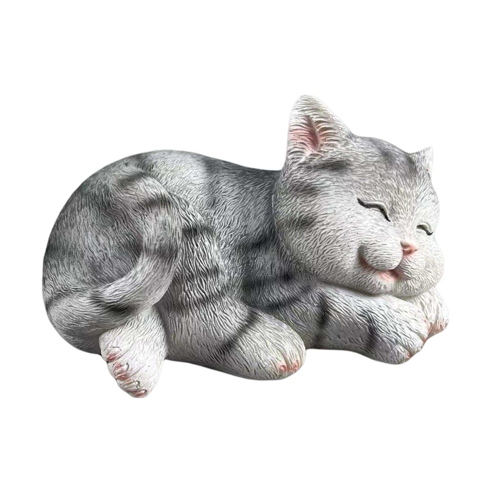 Patung Kucing Hiasan Taman Ker - Resin Art Table ulasan dan harga
