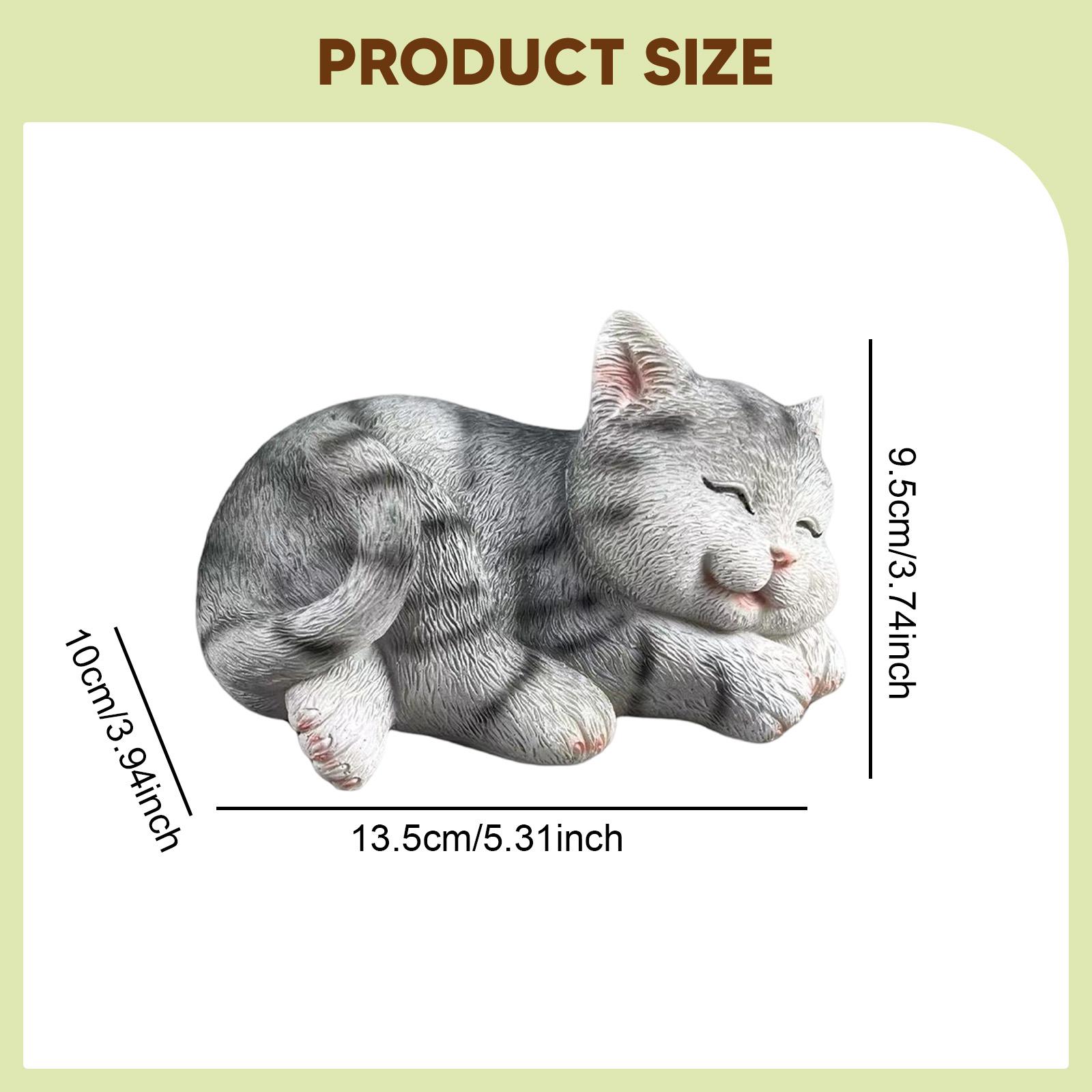 Patung Kucing Hiasan Taman Ker - Resin Art Table ulasan dan harga